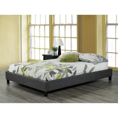 Soho Contemporary Platform Bed Frame - Double - Grey