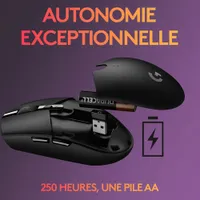 Logitech G305 12000 DPI Wireless Optical Gaming Mouse - Black