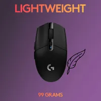 Logitech G305 12000 DPI Wireless Optical Gaming Mouse - Black