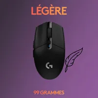 Logitech G305 12000 DPI Wireless Optical Gaming Mouse - Black