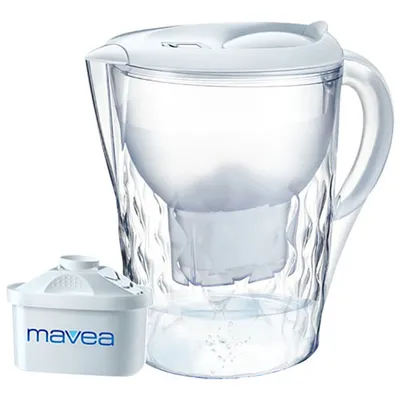 Aquavero Everest 14-Cup Water Filtration Pitcher (M100360.1F) - White