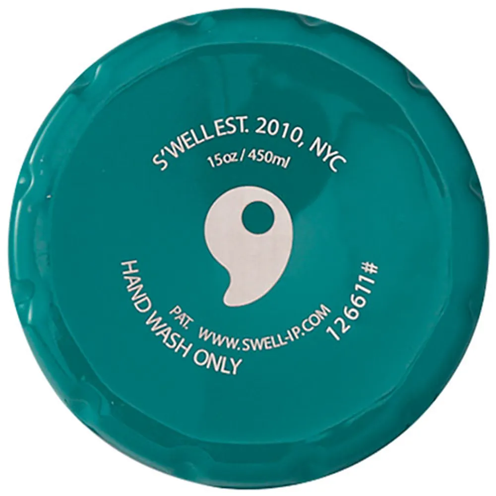 S'ip by S'well Best Bet 450 ml (15 oz.) Insulated Stainless Steel Water Bottle (SIP051) - Teal