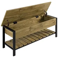 Winmoor Home Transitional Storage Bench - Barnwood