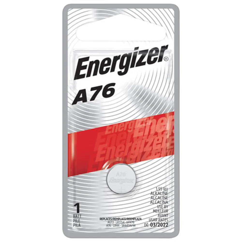 Energizer A76 Alkaline Coin Cell Battery