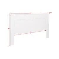 Prepac Transitional Headboard - King