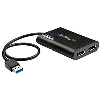 Adaptateur USB 3.0 à DisplayPort double de StarTech (USB32DP24K60)