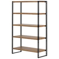 Gimetri 61" 5-Shelf Storage Shelf - Rustic Bamboo