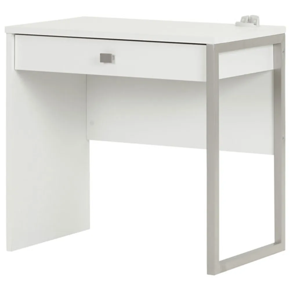 Interface Modern Computer Desk - Pure White