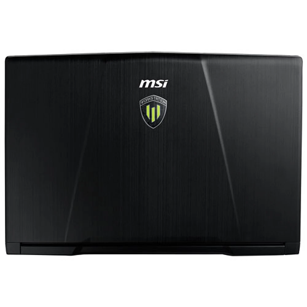 MSI WE63 15.6" Laptop - Aluminum Black (Intel Core i7-8750H/1TB HDD/8GB RAM/Windows 10)