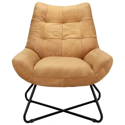 Graduate Leather Accent Chair - Cappuccino