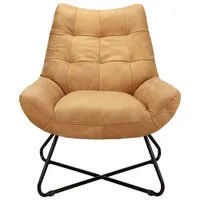 Graduate Leather Accent Chair - Cappuccino