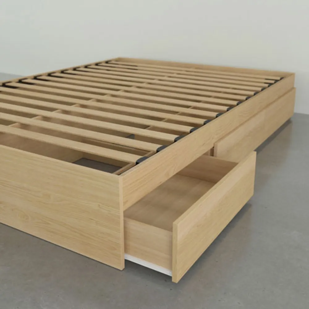 Nexera Contemporary Storage Bed - Double