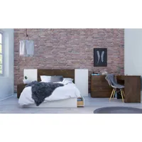 Nexera Contemporary Storage Bed - Double - White