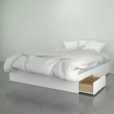 Nexera Contemporary Storage Bed - Queen