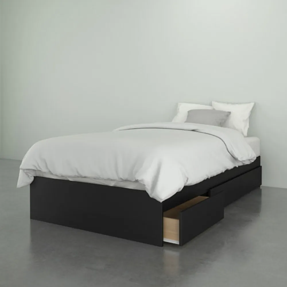 Nexera Contemporary Storage Bed - Twin