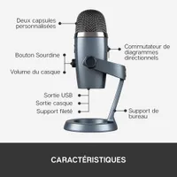 Blue Microphones Yeti Nano USB Microphone - Grey