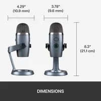 Blue Microphones Yeti Nano USB Microphone - Grey