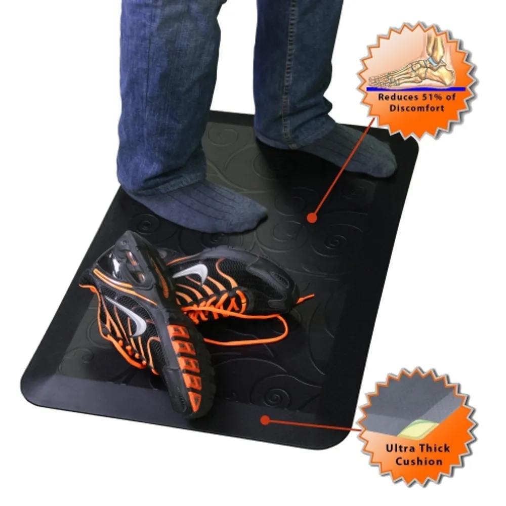 Costway Portable Anti-Fatigue Standing Mat W/Massage Points Diverse Terrain  Home Office