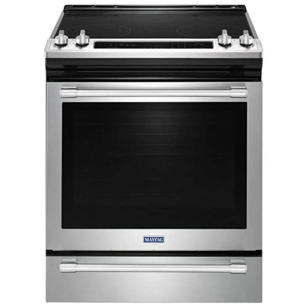 Maytag 30" Smooth Top Electric Range (YMES8800FZ) - Stainless Steel - Open Box - Perfect Condition