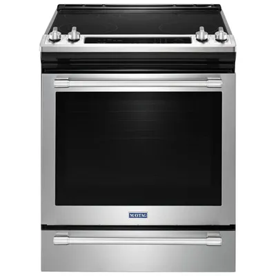 Cuisinière électrique à surface lisse de 30 po de Maytag (YMER8800FZ) - Inox - BO - Parfait état