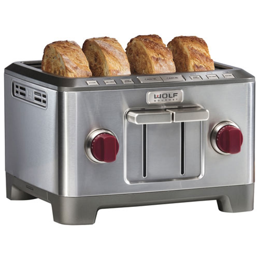 Wolf Gourmet Toaster - 4-Slice - Stainless Steel