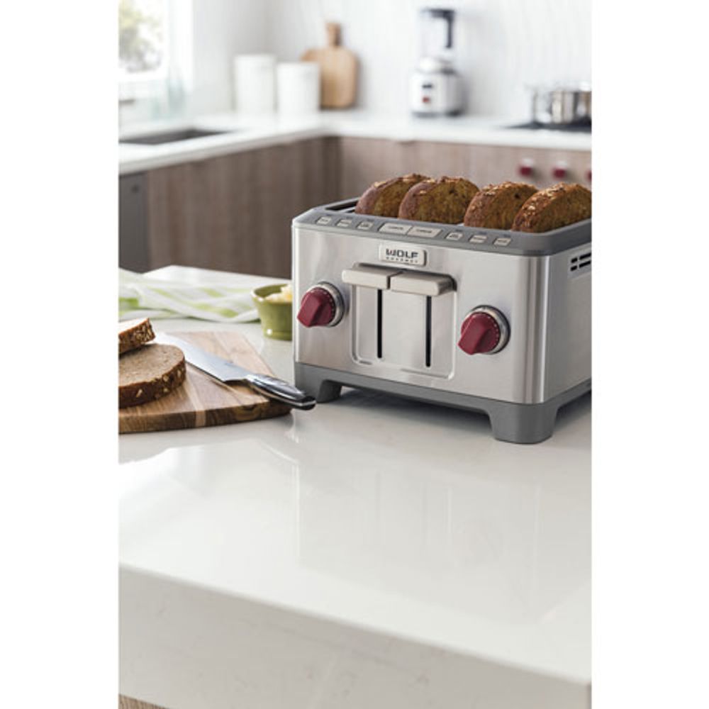 Wolf Gourmet Toaster - 4-Slice - Stainless Steel