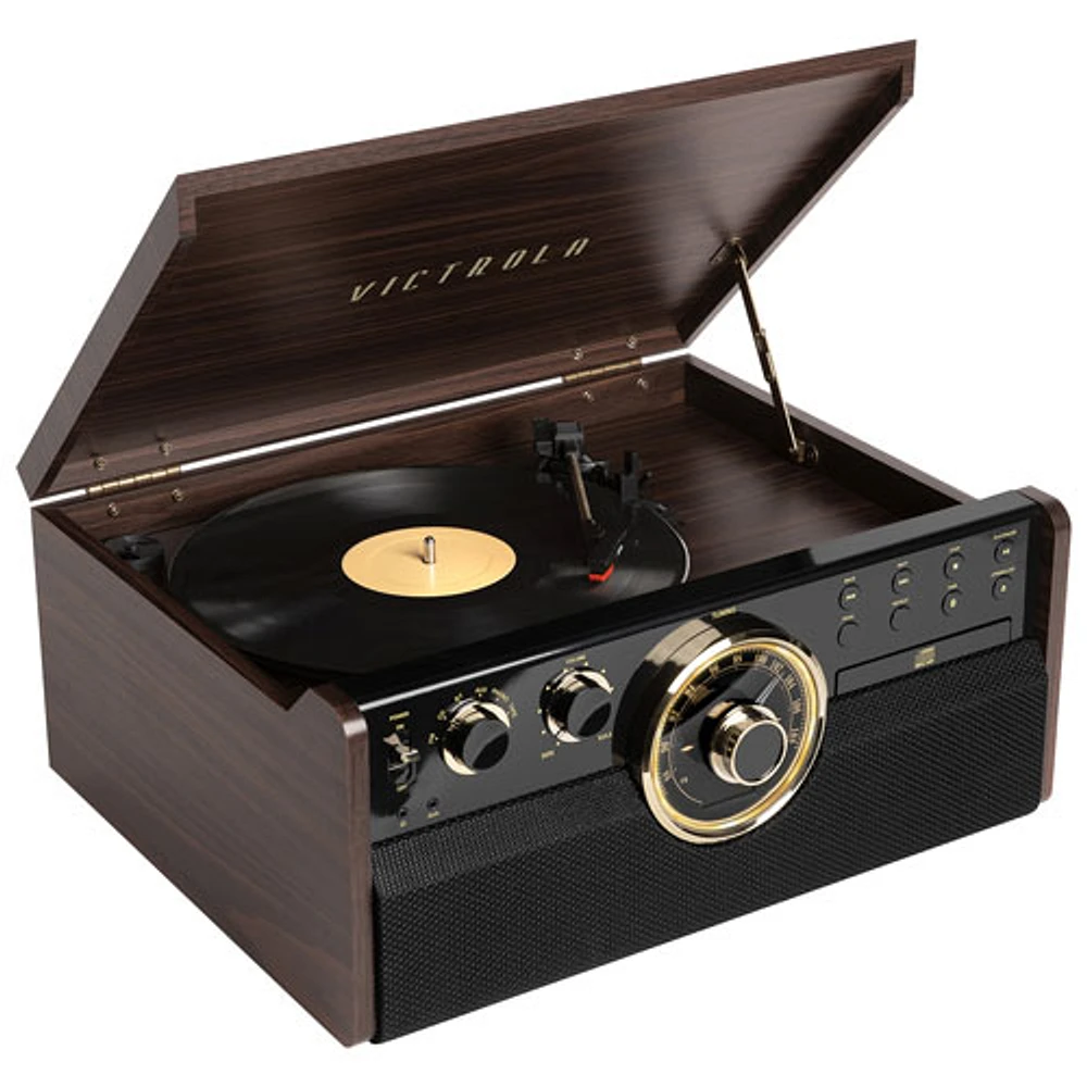 Victrola 370B 7-in-1 Nostalgic Belt Drive Turntable - Only at Best Buy