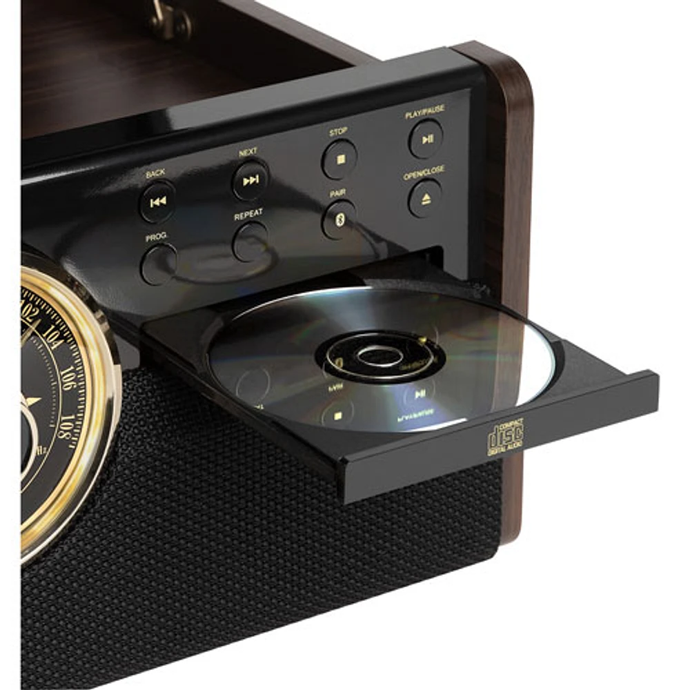 Victrola 370B 7-in-1 Nostalgic Belt Drive Turntable - Only at Best Buy