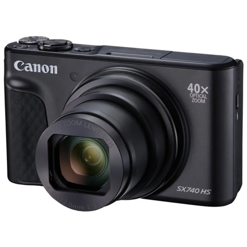 Appareil photo numérique PowerShot SX740 HS Wi-Fi 20,3 Mpx de Canon et zoom optique 40x - Noir