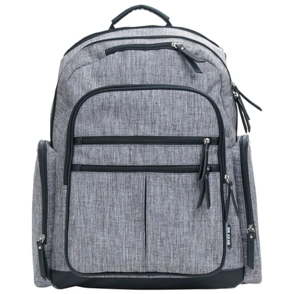 Baby Boom Places and Spaces Backpack Diaper Bag - Grey