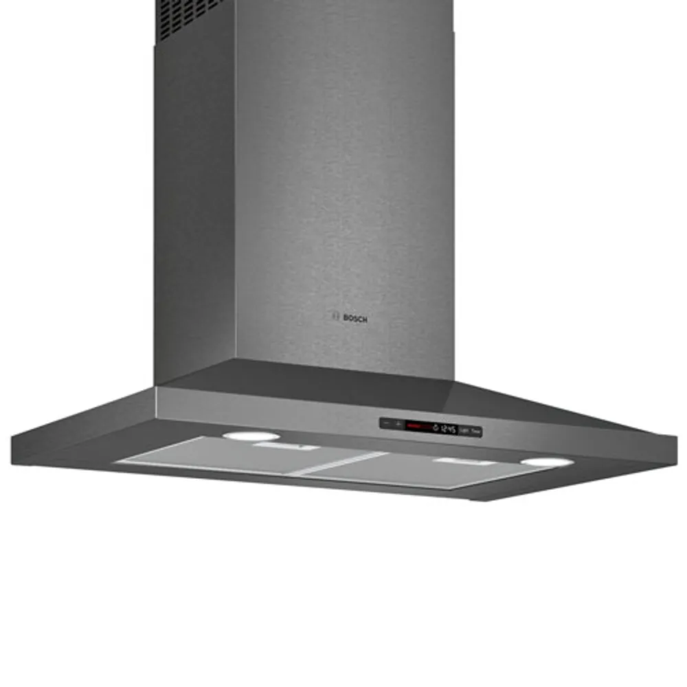 Bosch 30" Island Mount Range Hood (HCP80641UC) - Black Stainless Steel