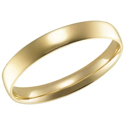 3mm Comfort Fit Wedding Band in 14KT Yellow Gold