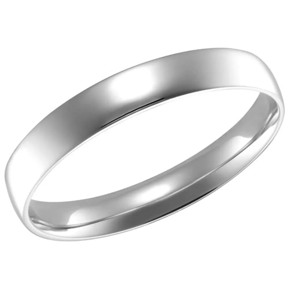 3mm Comfort Fit Wedding Band in 14KT White Gold - Size 6