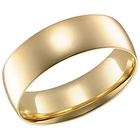 6mm Comfort Fit Wedding Band in 14KT Gold