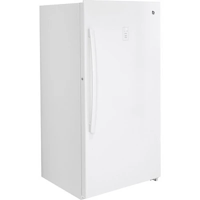 GE 17.3 Cu. Ft. Frost-Free Upright Freezer (FUF17SMRWW)