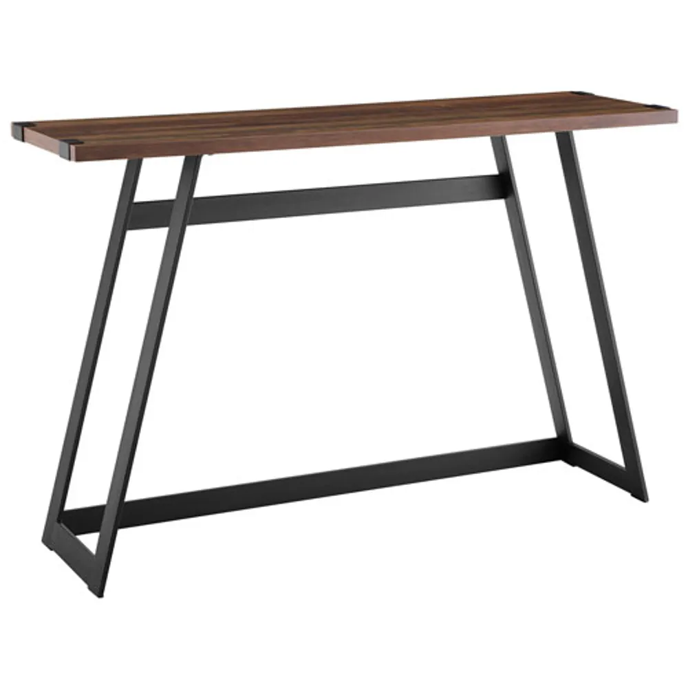 Winmoor Home Transitional Rectangular Console Table - Dark Walnut