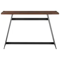 Winmoor Home Transitional Rectangular Console Table - Dark Walnut