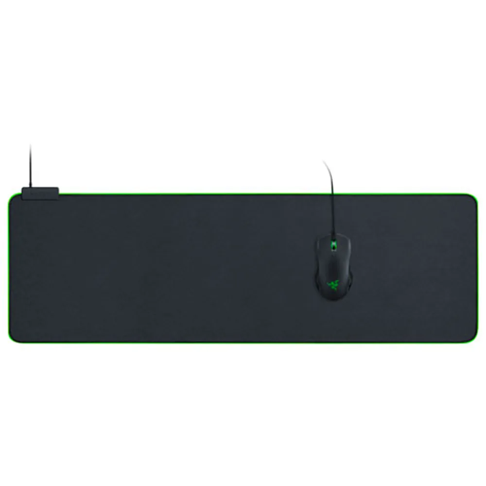 Long tapis de souris de jeu Goliathus Chroma de Razer - Noir