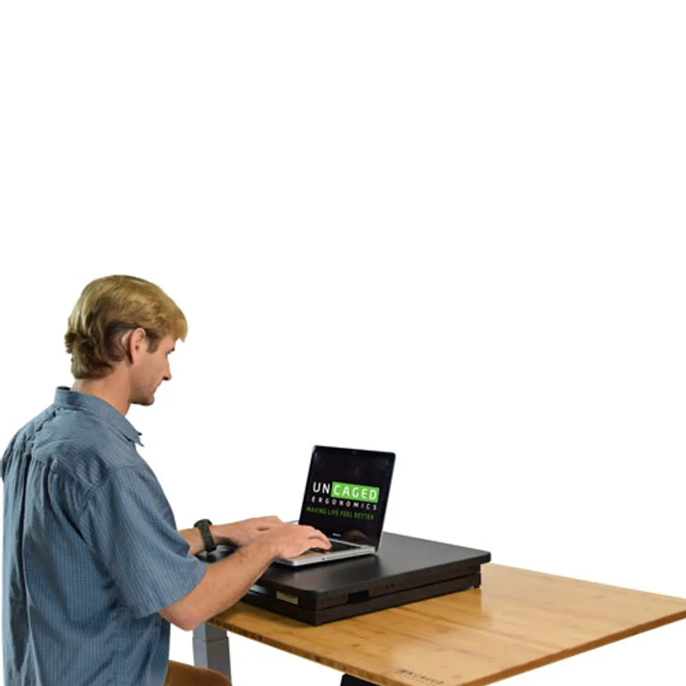 Uncaged Ergonomics CHANGEdesk Mini Standing Desk Conversion - Black