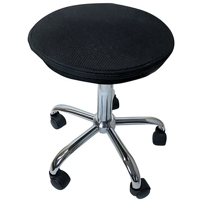 Tabouret oscillant en tissu d'Uncaged Ergonomics - Noir