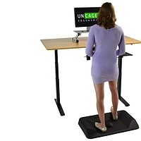 Uncaged Ergonomics Anti-Fatigue Active Standing Desk Mat - Black