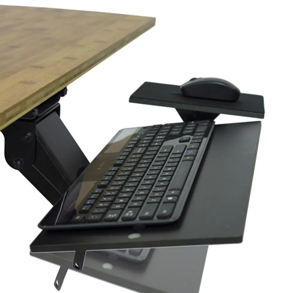 Uncaged Ergonomics KT1 Adjustable Ergonomic Keyboard Tray - Black