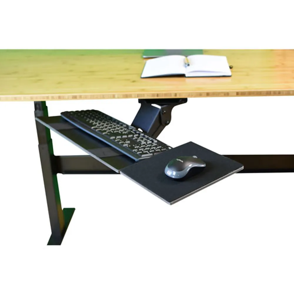 Uncaged Ergonomics KT1 Adjustable Ergonomic Keyboard Tray - Black