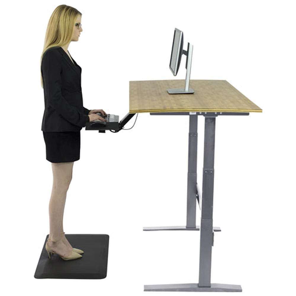 Uncaged Ergonomics Rise Up Electric Adjustable Height Standing Desk - Grey