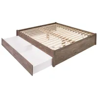 Select Modern Platform Bed with -Drawer Storage - King