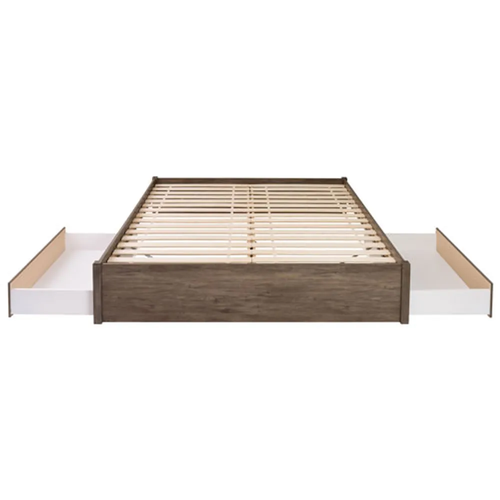 Select Modern Platform Bed with -Drawer Storage - King
