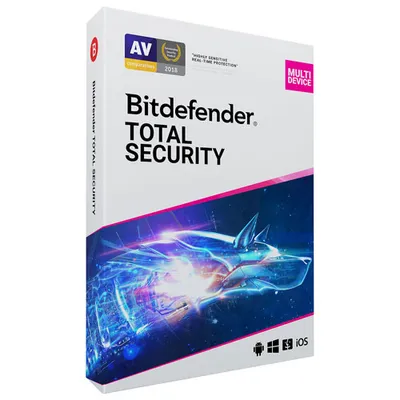 Bitdefender Total Security (PC/Mac/iOS/Android) - 5 User - 1 Year