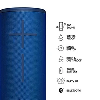 Ultimate Ears MEGABOOM 3 Waterproof Bluetooth Wireless Speaker - Blue - Only at Best Buy