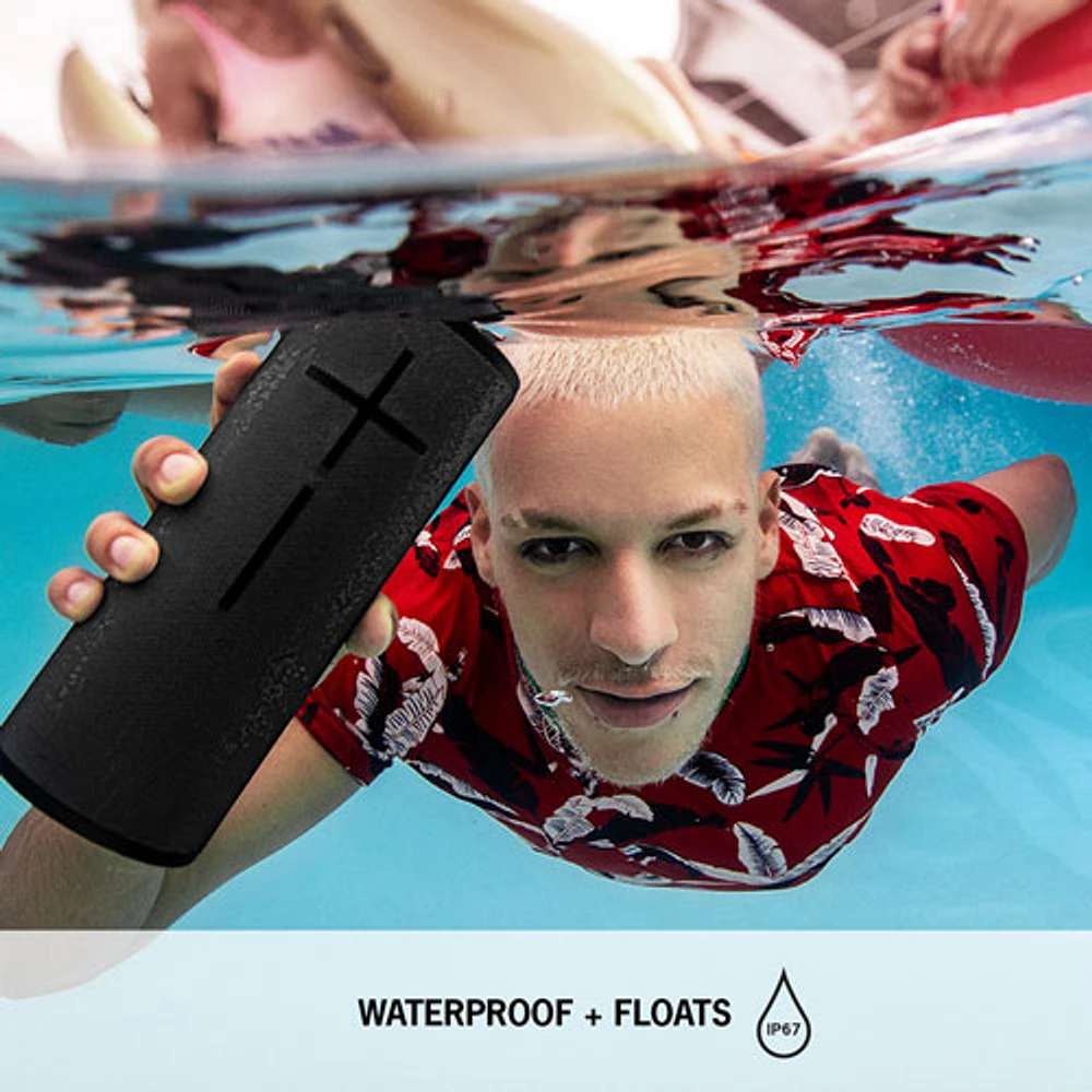 Ultimate Ears MEGABOOM 3 Waterproof Bluetooth Wireless Speaker - Black