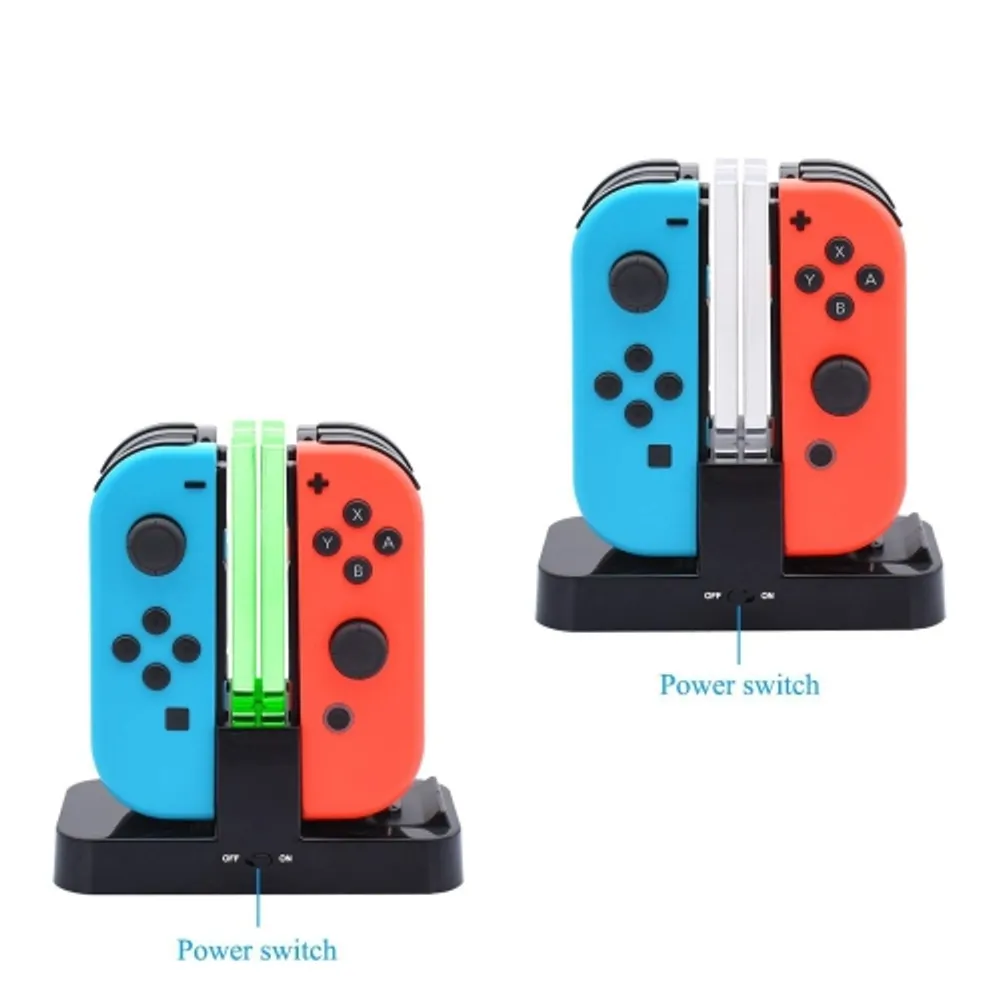 Switch Games Organizer Station with Controller Charger, Charging Dock for  Nintendo Switch & OLED Joycons, Kytok Switch Storage and Organizer for